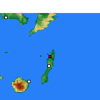 Nearby Forecast Locations - Tanegashima - 