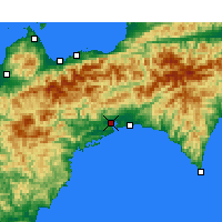 Nearby Forecast Locations - Kōchi - 