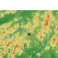 Nearby Forecast Locations - Dingnan - 