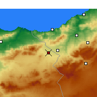 Nearby Forecast Locations - Oujda - 