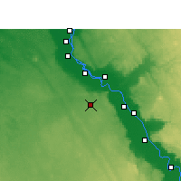 Nearby Forecast Locations - Ασιούτ - Χάρτης