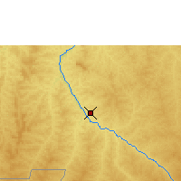 Nearby Forecast Locations - Tshikapa - Χάρτης