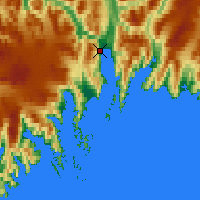 Nearby Forecast Locations - Seward - Χάρτης