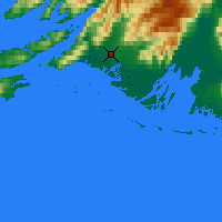 Nearby Forecast Locations - Cordova - Χάρτης