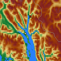 Nearby Forecast Locations - Skagway - Χάρτης