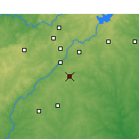 Nearby Forecast Locations - Ατλάντα - Χάρτης