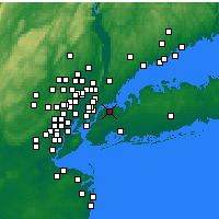 Nearby Forecast Locations - Νέα Υόρκη - Χάρτης