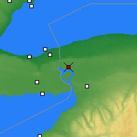 Nearby Forecast Locations - Ναϊάγκαρα Φολς - Χάρτης