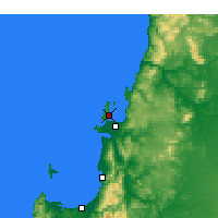 Nearby Forecast Locations - Ταλκαουάνο - Χάρτης