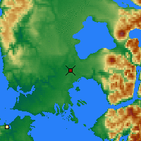 Nearby Forecast Locations - Πουέρτο Μοντ - Χάρτης