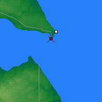 Nearby Forecast Locations - Punta Dúngeness - Χάρτης