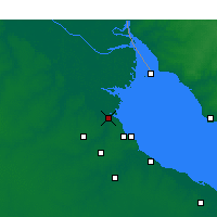 Nearby Forecast Locations - San Fernando - Χάρτης