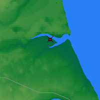 Nearby Forecast Locations - Río Gallegos - Χάρτης