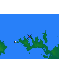 Nearby Forecast Locations - Black Point - Χάρτης