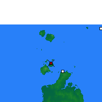 Nearby Forecast Locations - Horn Island - Χάρτης