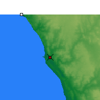 Nearby Forecast Locations - Geraldton - Χάρτης