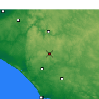 Nearby Forecast Locations - Manjimup - Χάρτης