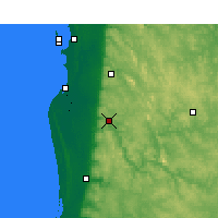 Nearby Forecast Locations - Dwellingup - Χάρτης