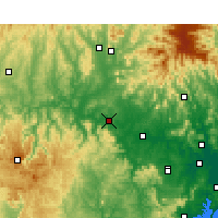 Nearby Forecast Locations - Jerrys Plains - Χάρτης