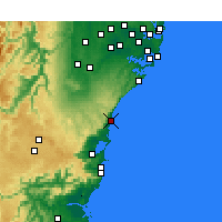 Nearby Forecast Locations - Bellambi Aws - Χάρτης