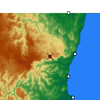 Nearby Forecast Locations - Dorrigo - Χάρτης