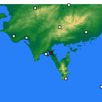 Nearby Forecast Locations - Yanakie - Χάρτης