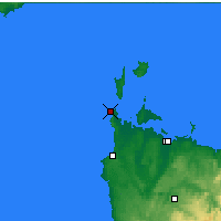 Nearby Forecast Locations - Cape Grim - Χάρτης