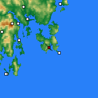 Nearby Forecast Locations - Port Arthur - Χάρτης