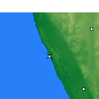 Nearby Forecast Locations - Lancelin - Χάρτης