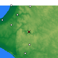 Nearby Forecast Locations - Bridgetown - Χάρτης