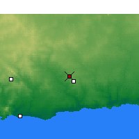 Nearby Forecast Locations - Cheadanup - Χάρτης