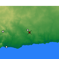 Nearby Forecast Locations - Melaleuca - Χάρτης