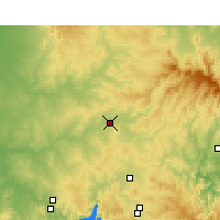 Nearby Forecast Locations - Dunedoo - Χάρτης