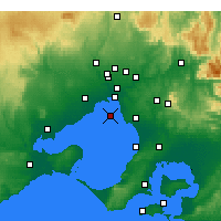 Nearby Forecast Locations - Fawkner Beacon - Χάρτης