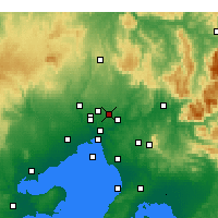 Nearby Forecast Locations - La Trobe University - Χάρτης