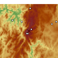 Nearby Forecast Locations - Charlotte - Χάρτης