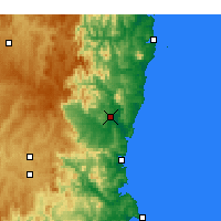 Nearby Forecast Locations - Bega - Χάρτης