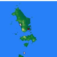 Nearby Forecast Locations - Lady Barron - Χάρτης