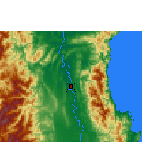 Nearby Forecast Locations - Tuguegarao - Χάρτης