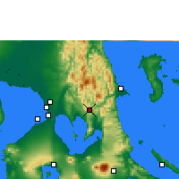 Nearby Forecast Locations - Tanay - Χάρτης