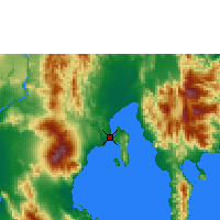 Nearby Forecast Locations - Davao - Χάρτης