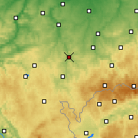 Nearby Forecast Locations - Greiz - Χάρτης