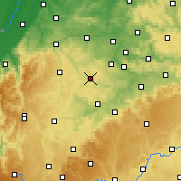 Nearby Forecast Locations - Böblingen - Χάρτης