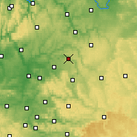 Nearby Forecast Locations - Künzelsau - Χάρτης
