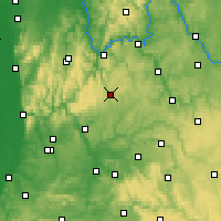 Nearby Forecast Locations - Buchen - Χάρτης