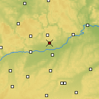 Nearby Forecast Locations - Kösching - Χάρτης