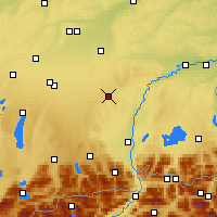 Nearby Forecast Locations - Ebersberg - Χάρτης