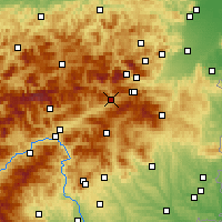 Nearby Forecast Locations - Mürzzuschlag - Χάρτης