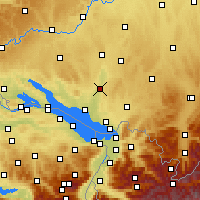 Nearby Forecast Locations - Ράβενσμπουργκ - Χάρτης