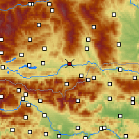 Nearby Forecast Locations - Völkermarkt - Χάρτης